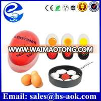 A-OK Semi Transparent Color Change Kitchen Cooking Timer Egg Timer